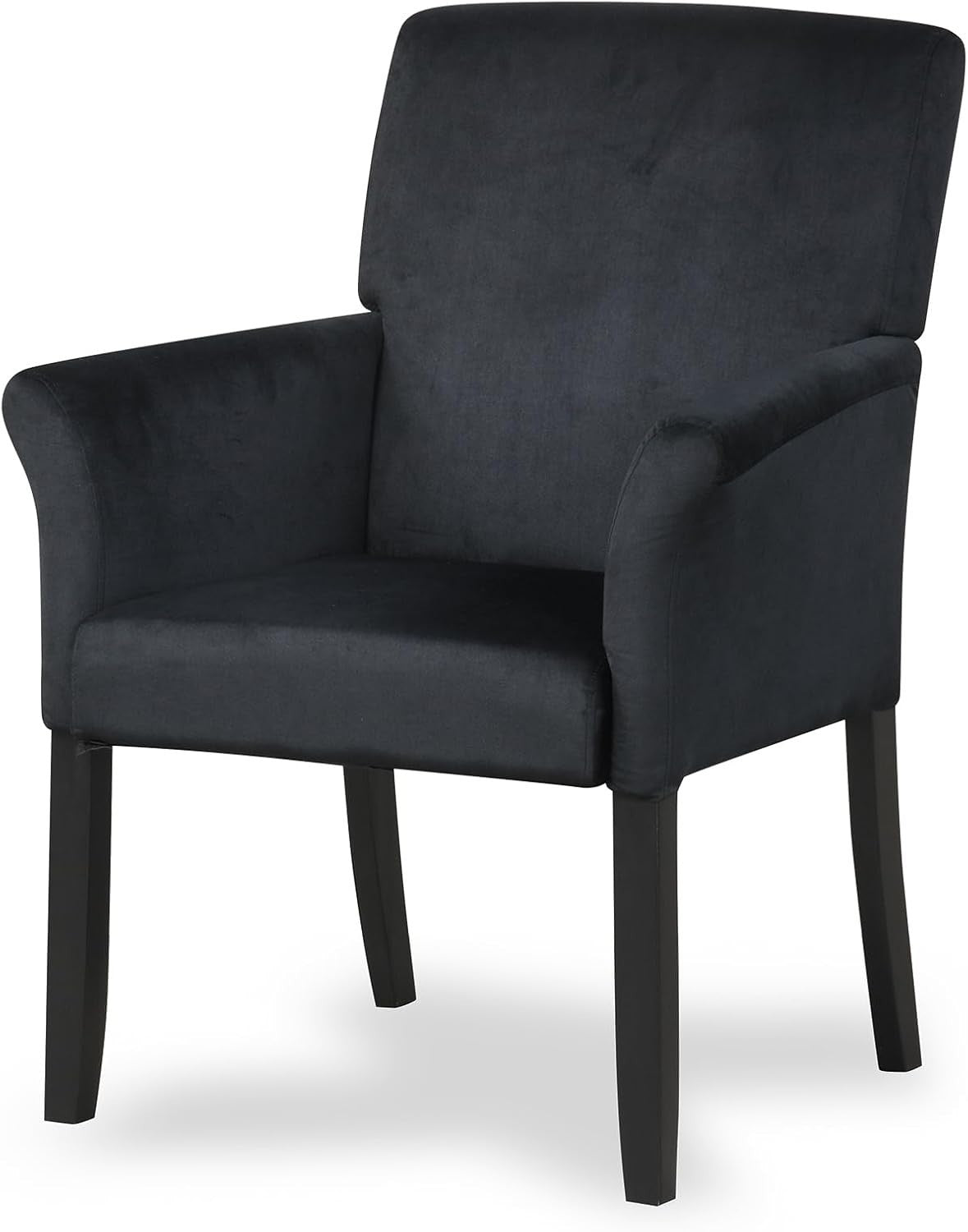 Velvet Accent Armchair Lounge Chair High Back Comfy Seat for Living Room