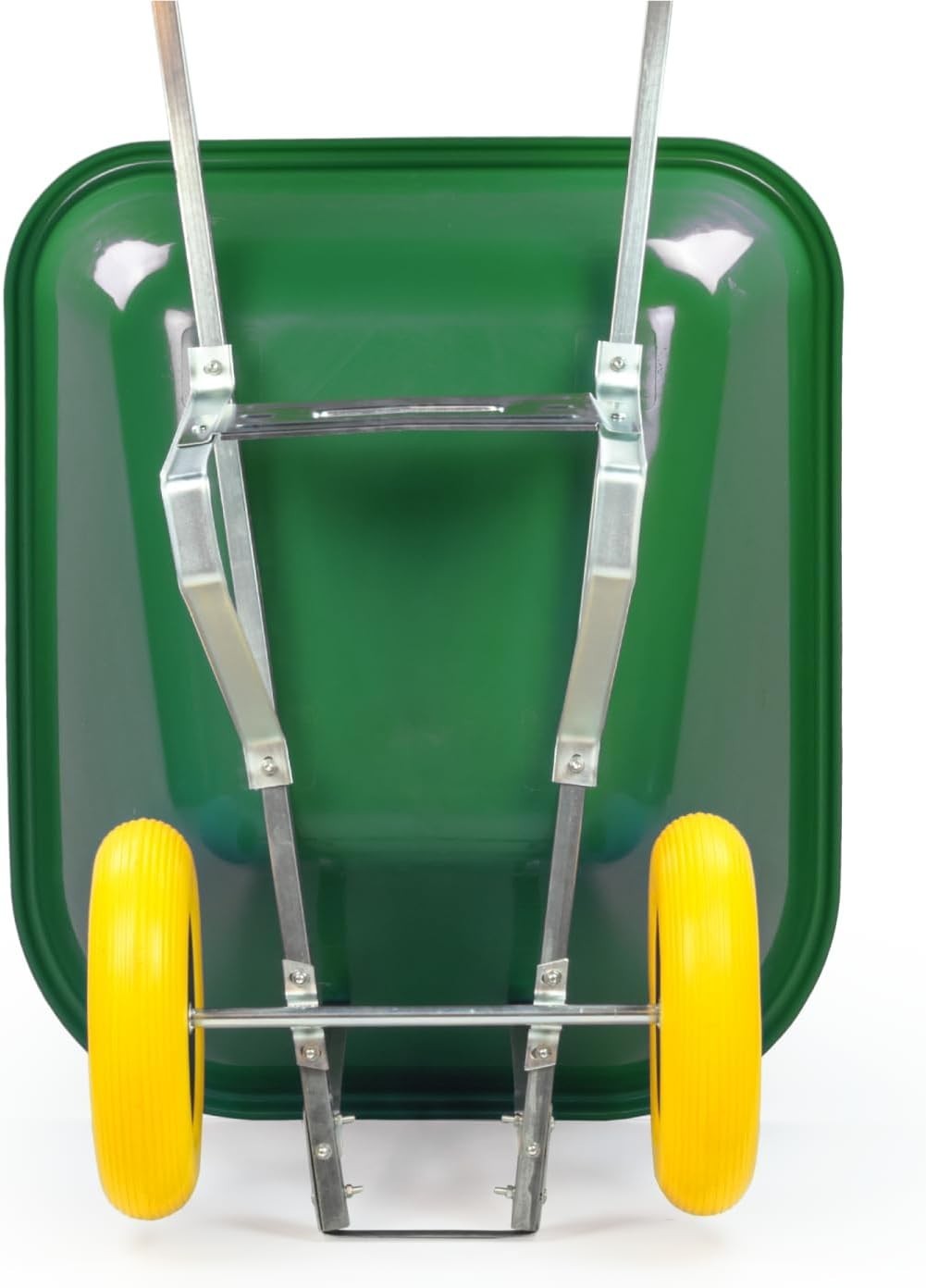 200L 2-Wheel Garden Wheelbarrow Green XL Heavy Duty Barrow with 150kg Load