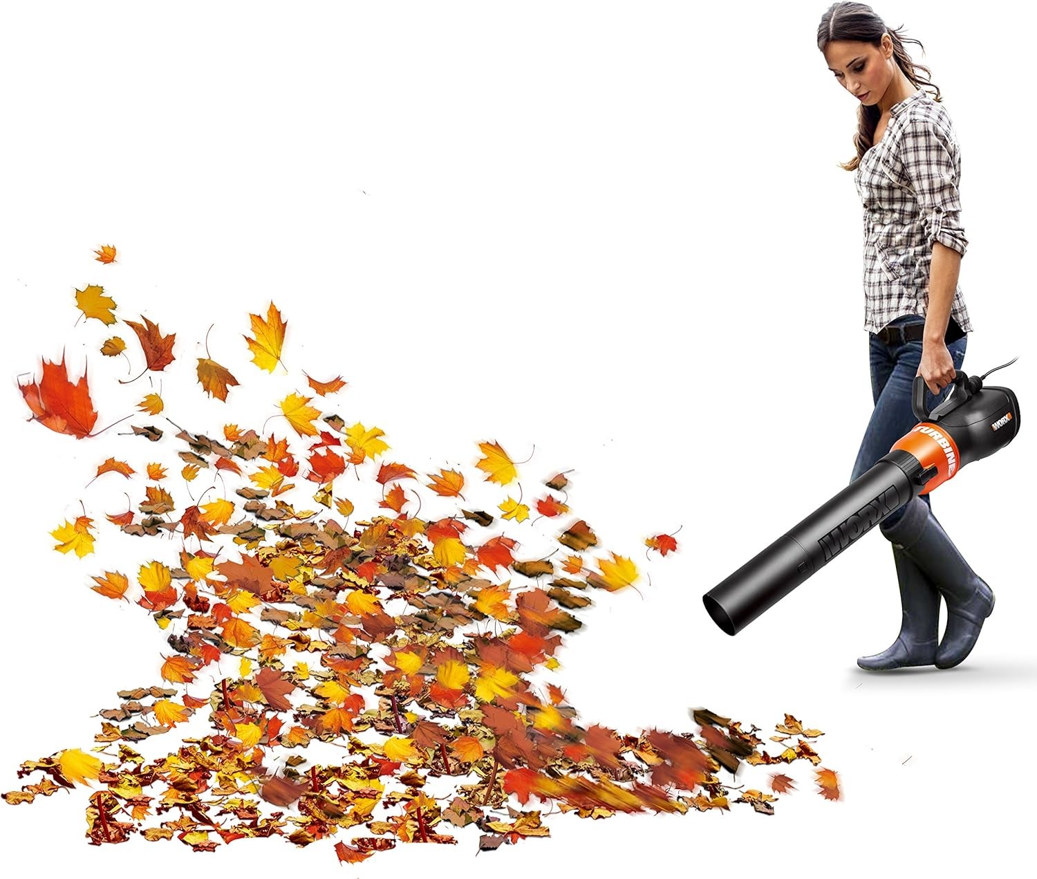 Corded Leaf Blower 2500W High Power Electric Garden Cleaner Variable Speed