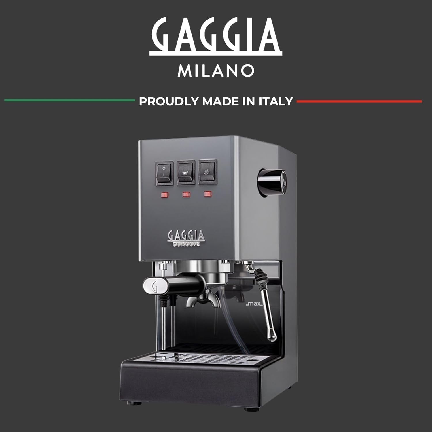 Pro Manual Espresso Machine | Brass Boiler | 2.1L Tank | Steam Wand | 1200W