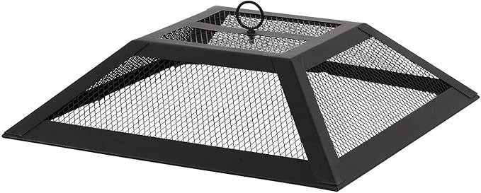 Outdoor Fire Pit BBQ Grill Heater Portable Steel Brazier Patio Stove Camping