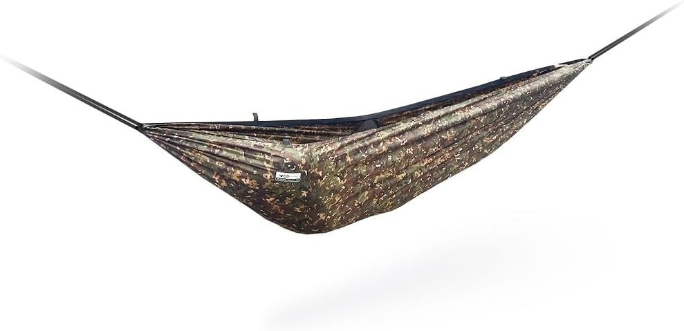 Lightweight Double-Layer Camouflage Camping Hammock with Easy Setup & Storage