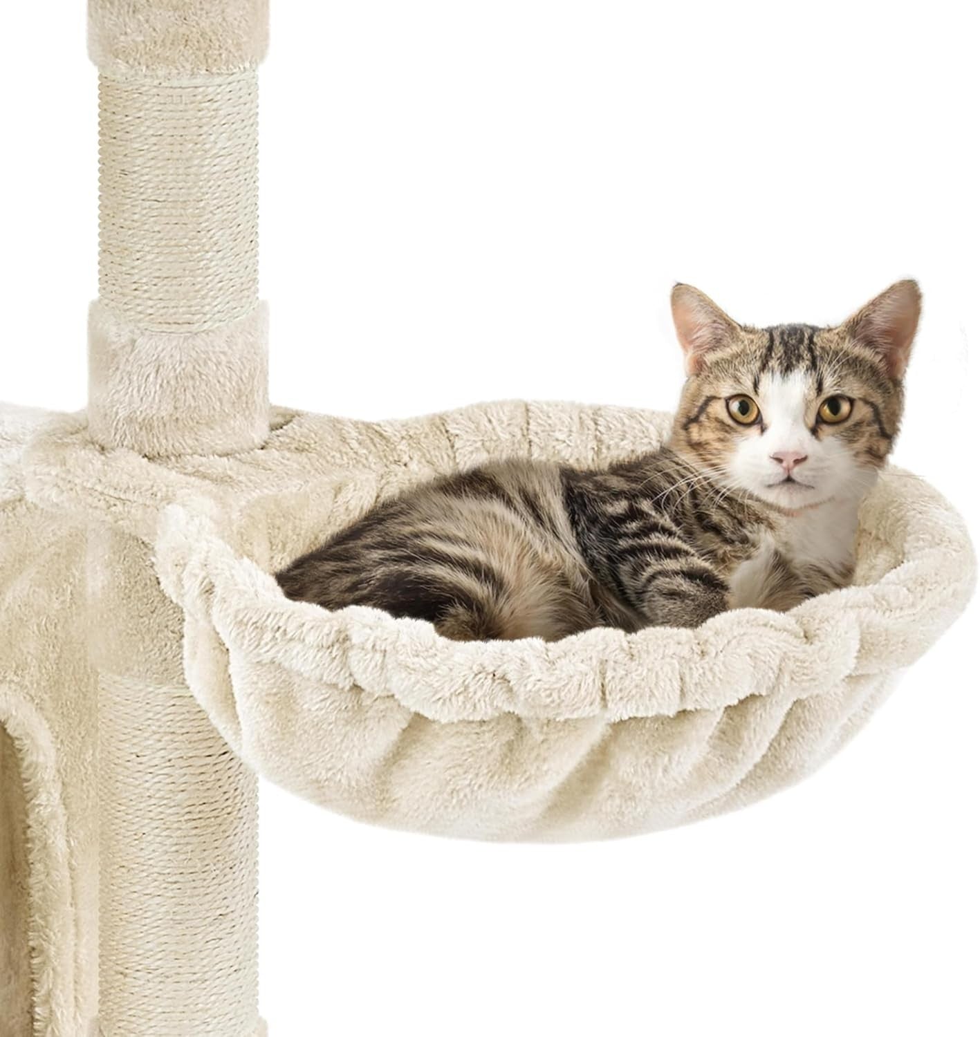 Cat Tree Tower 96cm With Large Perch Condo Scratching Posts Cats