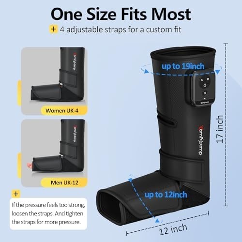 Cordless Leg and Foot Massager for Pain Relief and Circulation