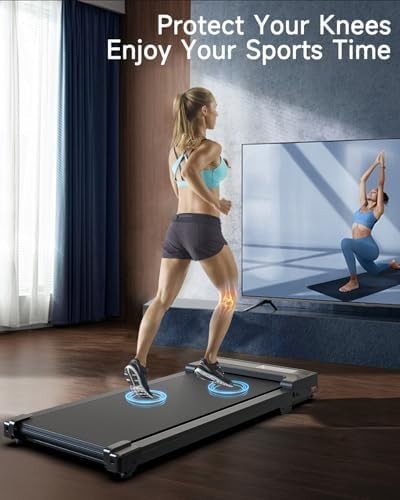 Mini Under Desk Walking Treadmill 6KM/H Compact Portable Home Office