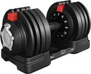 Adjustable Dumbbells 24KG 12-Level Quick Dial Space-Saving Home Gym
