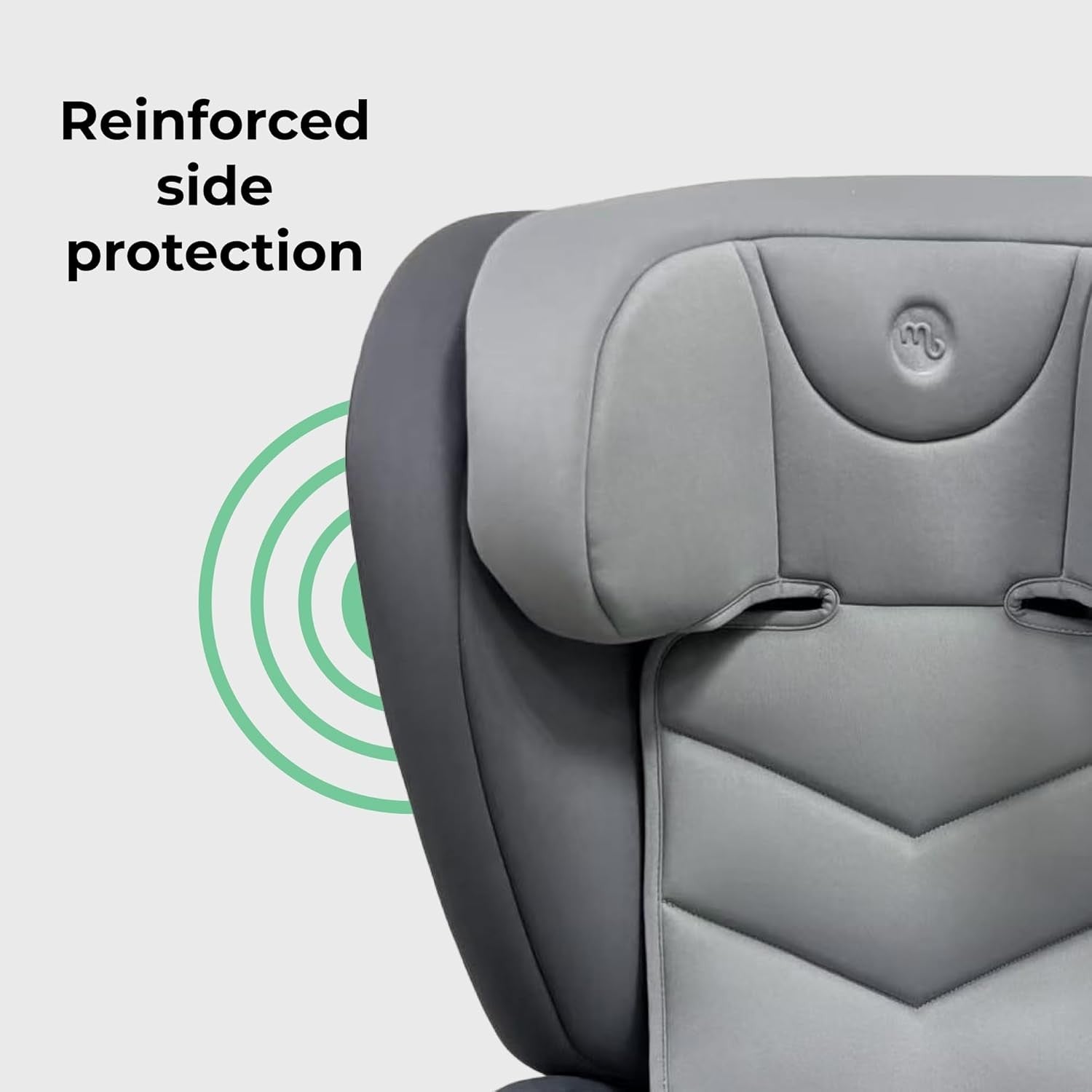 Highback Booster Car ISOFIX Group 2/3 i-Size 4–12Y Adjustable Headrest