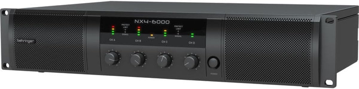 6400W 4-Channel Class-D Power Amplifier NX4-6000 SmartSense