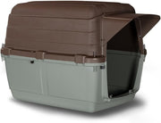 Weatherproof Small Outdoor Plastic Dog Kennel Shelter – Durable & Easy Clean