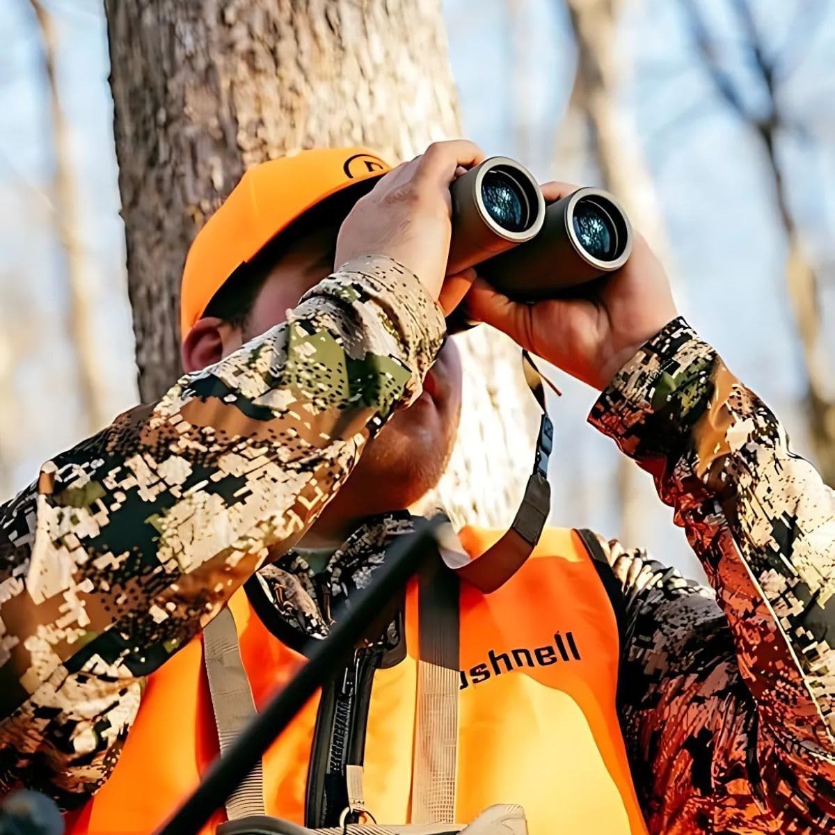 10x42 HD Waterproof Binoculars with EXO Barrier & Bino Harness for Wildlife