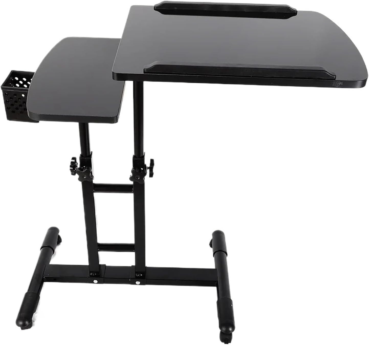 Adjustable Tattoo Tray Workstation Dual Table Rolling Studio Stand