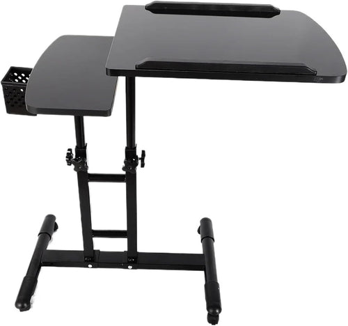 Adjustable Tattoo Tray Workstation Dual Table Rolling Studio Stand