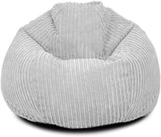 XL Corduroy Bean Bag Chair Adult Lounger Seat Sofa Soft Gaming Recliner