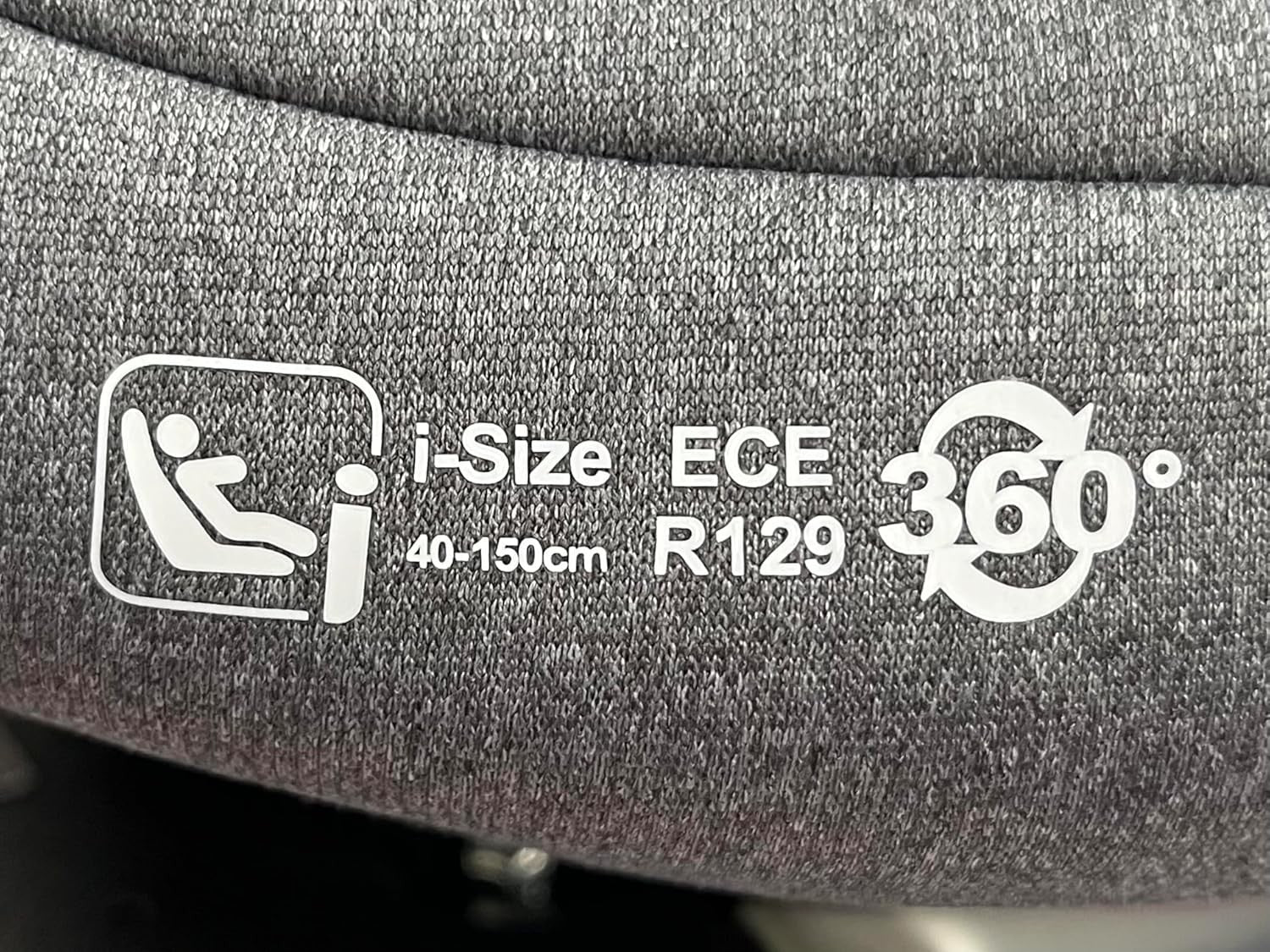 360° Rotating i-Size Car Seat ISOFIX R129 0–36kg Birth to 12 Years Pink