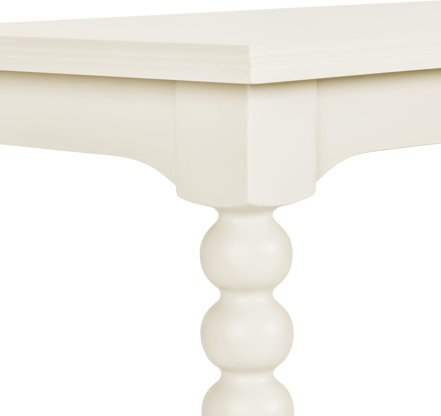 Slimline Console Table for Hallway & Living Room, Linen, Small 85x34x76cm
