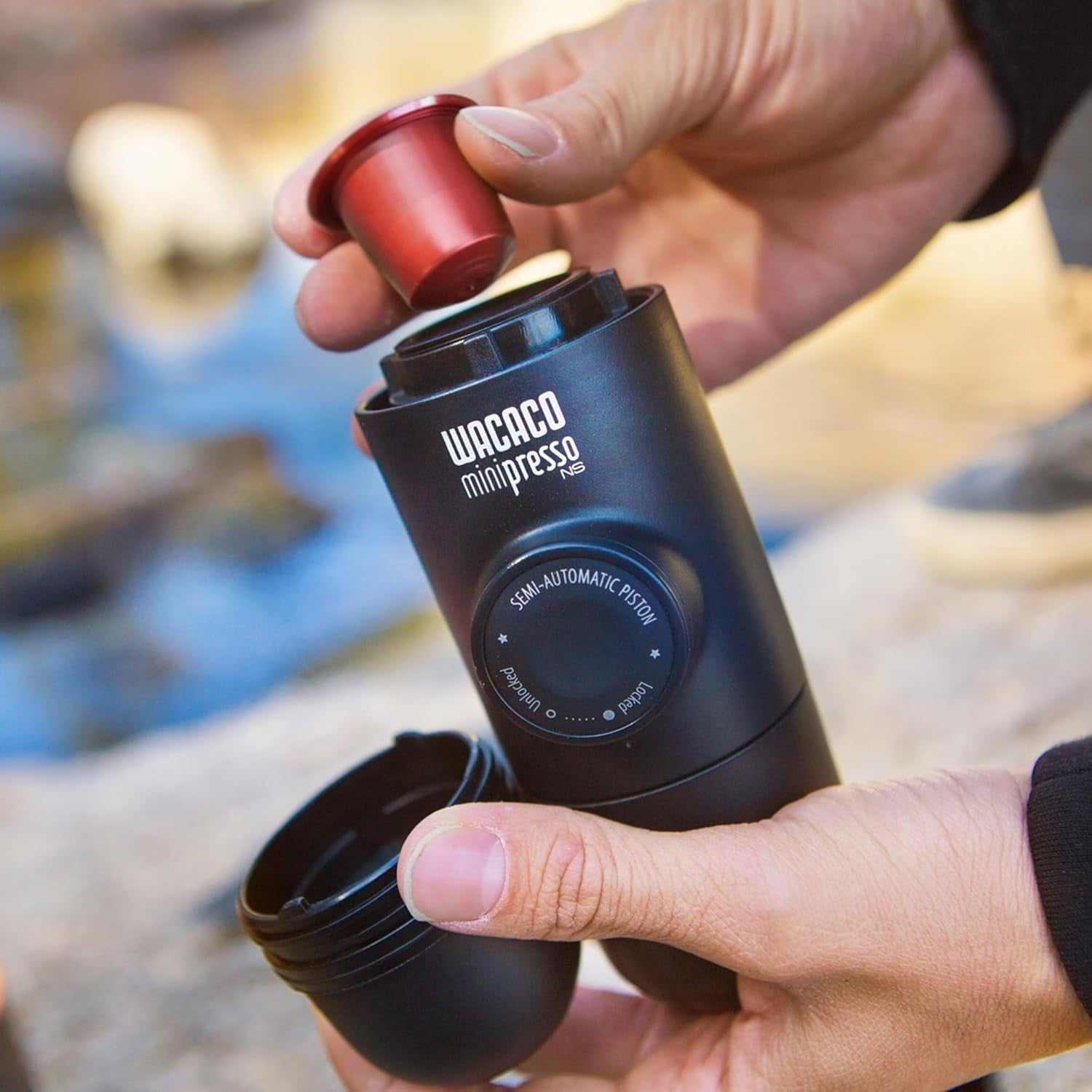 Portable Espresso Maker | Manual Hand-Pump | Travel Coffee Machine | Compatible