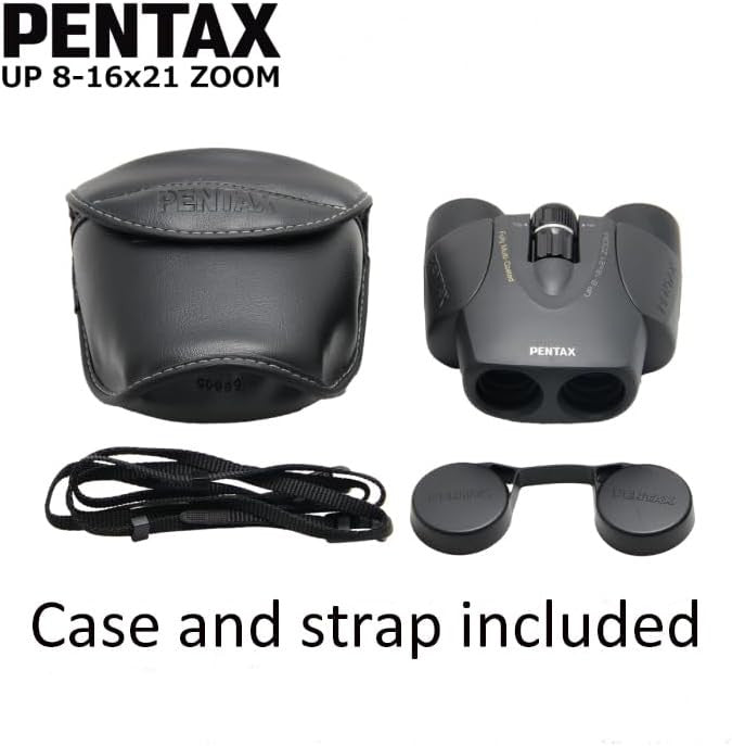 8–16x21 Zoom Compact Binoculars – HD Travel Optics, Wide Clear Viewing