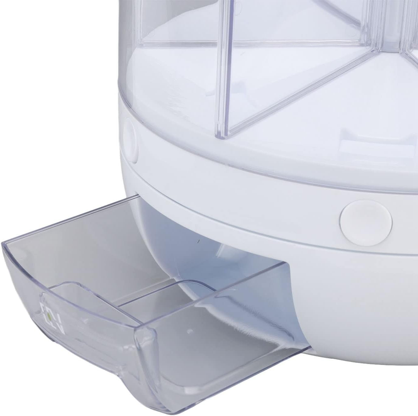 6 Grid Rotating Grain Dispenser 5KG Rice Storage Container PP Bin