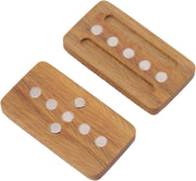 Wooden Magnetic Fidget Slider Haptic Coin Stress Relief ADHD Toy