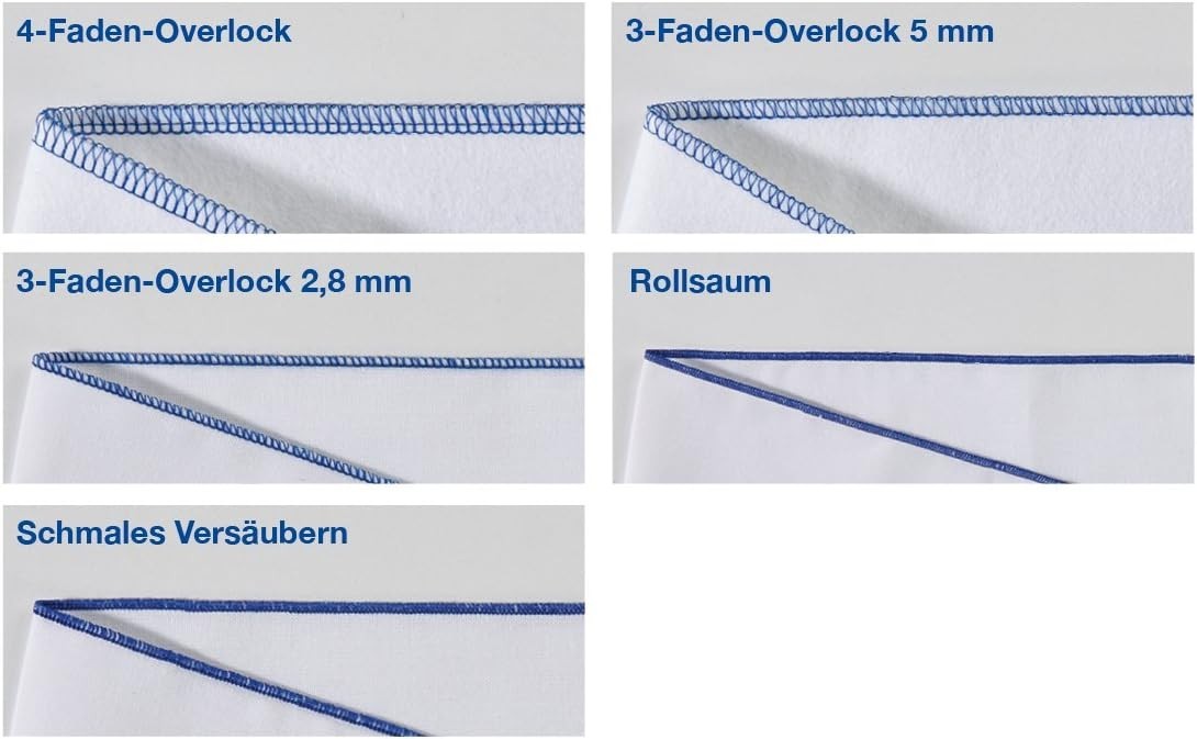 4 Thread Overlock Serger Machine Differential Feed Rolled Hem
