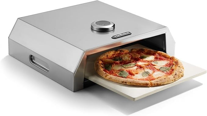 Stainless Steel BBQ Pizza Oven 12" Outdoor Grill Stone Gauge Portable
