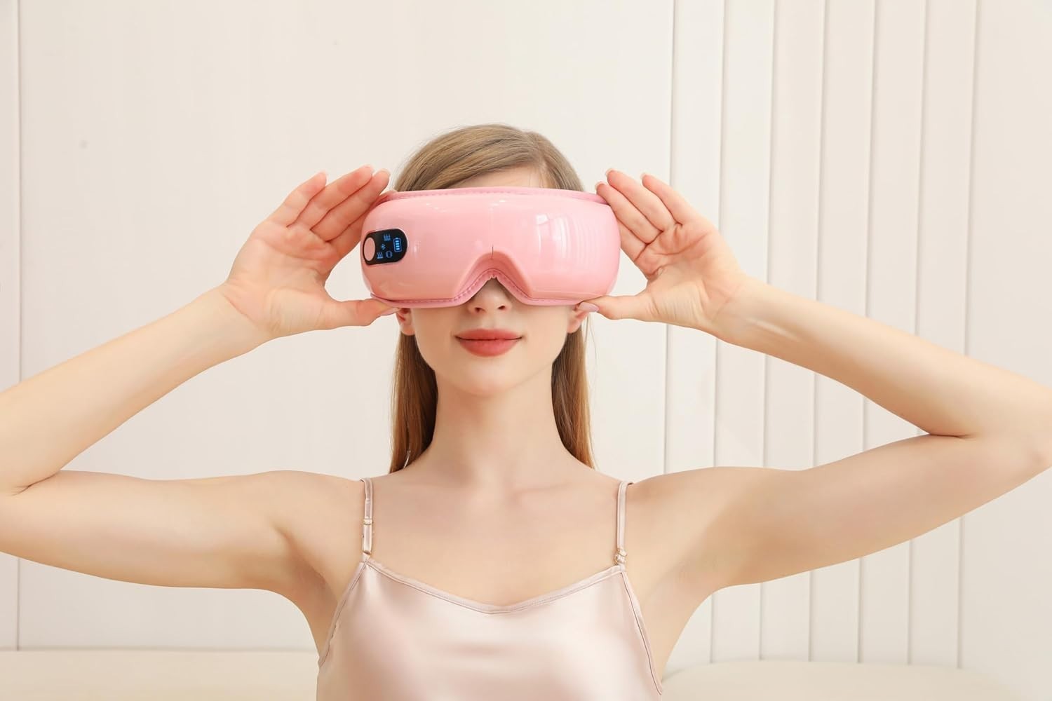 Heated Eye Massager Airbag Kneading Vibration Bluetooth