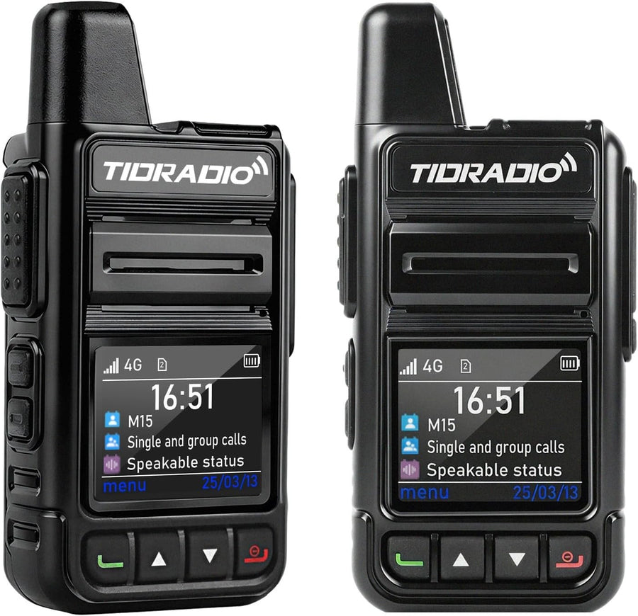 4G LTE POC Walkie Talkies 2 Pack Unlimited Range SIM Data Included
