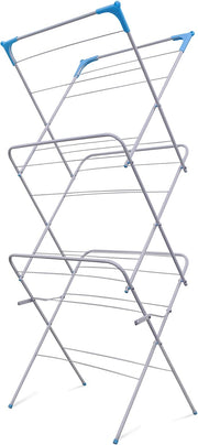 3 Tier Folding Clothes Airer Laundry Drying Rack Indoor Outdoor Space Saving