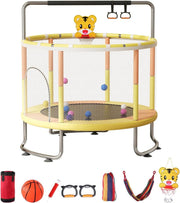 5FT Kids Trampoline Indoor Outdoor Toddler Play Gym Enclosure 200KG