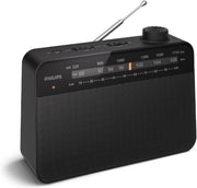 Portable FM/MW Analog Radio with Ultra D Batteries AC/Battery Powered