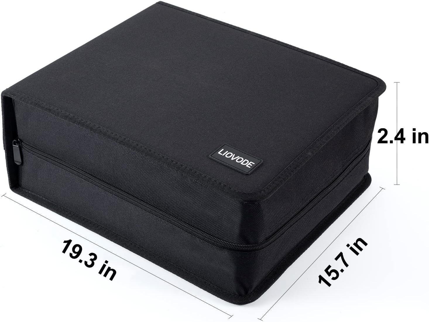 DVD CD Storage Wallet Holds 200 Discs 100 Booklets Organizer Case