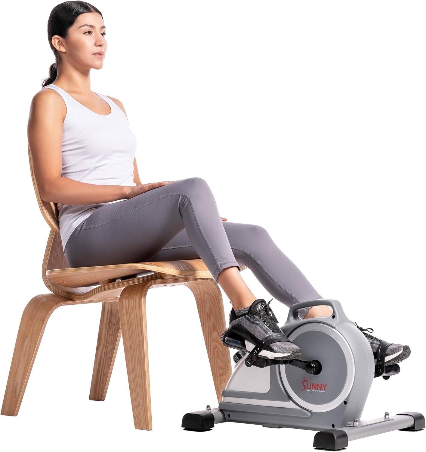 Under Desk Exercise Bike Pedal Trainer Arm & Leg Magnetic Quiet