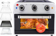 21L Air Fryer Oven with Rotisserie | Oil-Free Cooking | 1800W | Bake Broil Toast