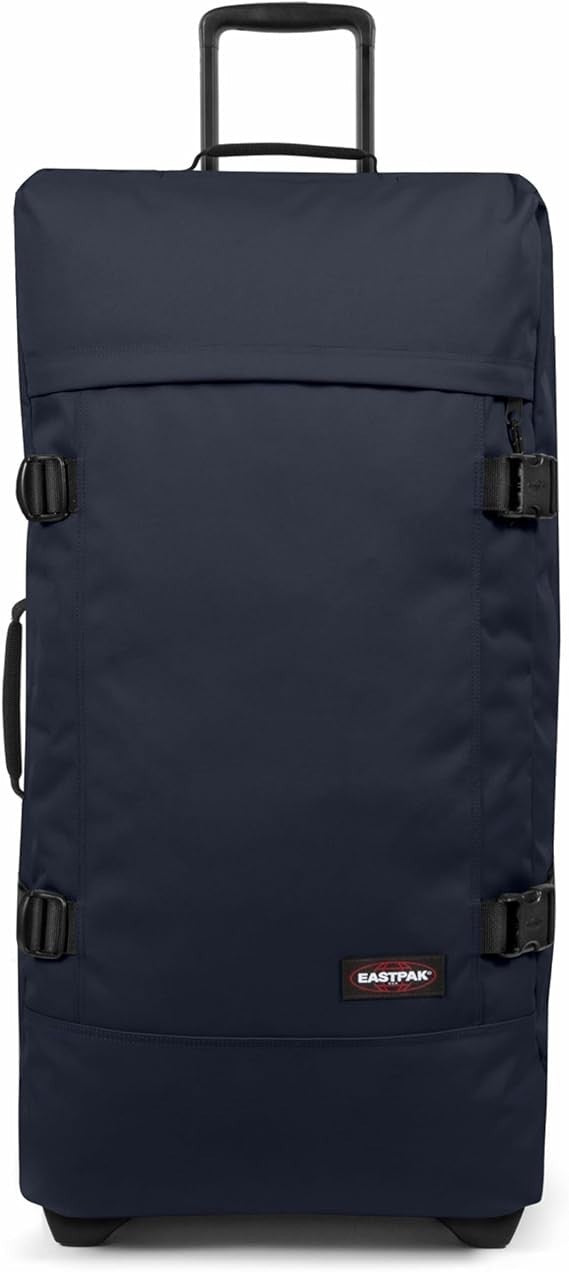 Large Soft Travel Suitcase Wheeled Trolley Double Compartment Vegan Luggage