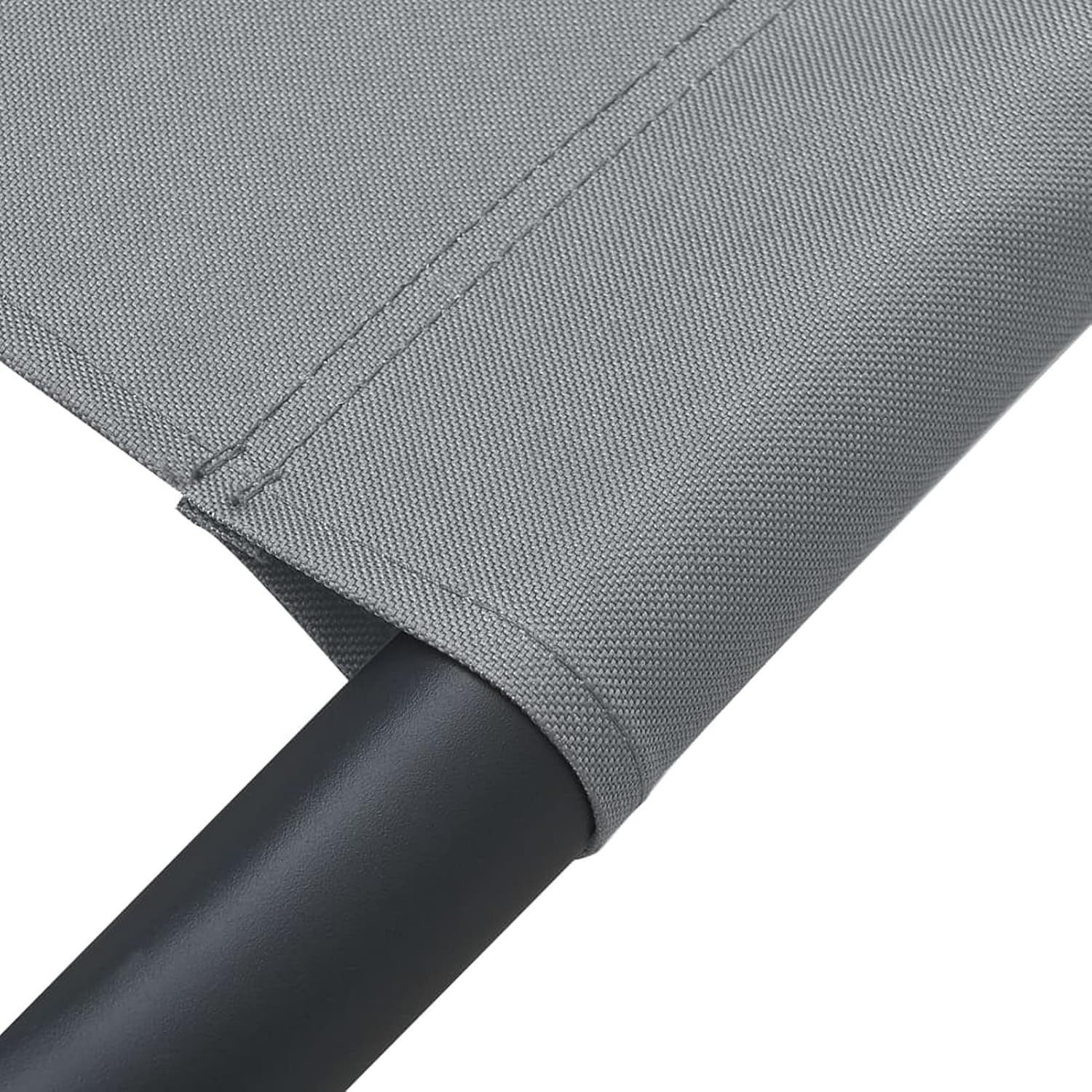 Grey Outdoor Double Lounge Bed with Canopy Weatherproof Patio Sunbed