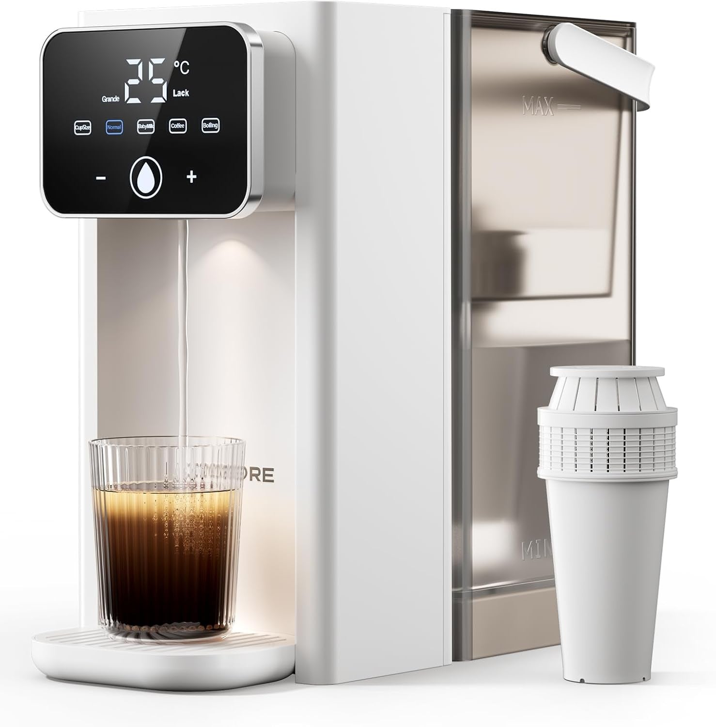 Instant Hot Water Dispenser 3L | 2200W Fast Boil Touch Screen Filter