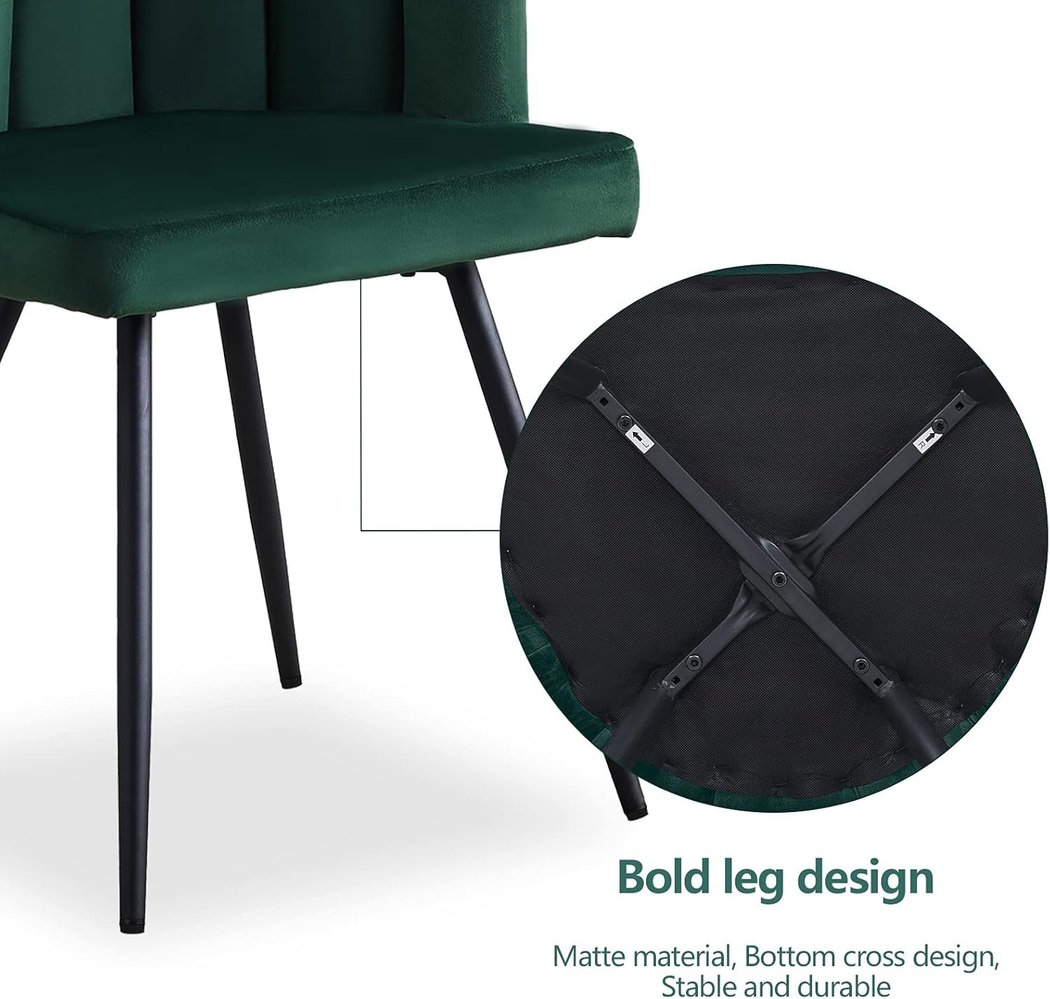 Velvet Vanity Chair Petal Back Tub Armchair Metal Legs