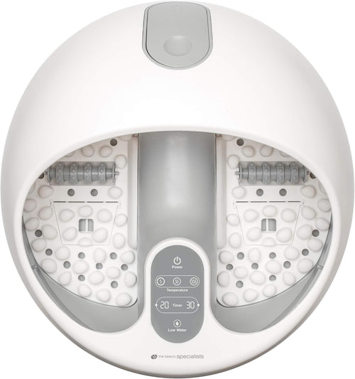 Steam Foot Spa w/ Ultrasonic Mist Heat Timer Reflexology Rollers