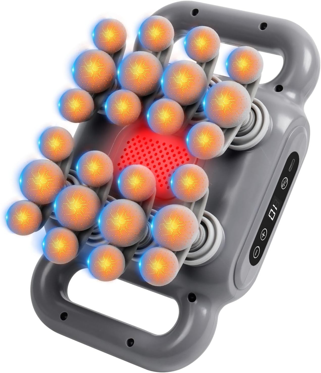 24 Head Deep Tissue Massage Gun Full Body Muscle Relief 9 Modes Powerful Quiet