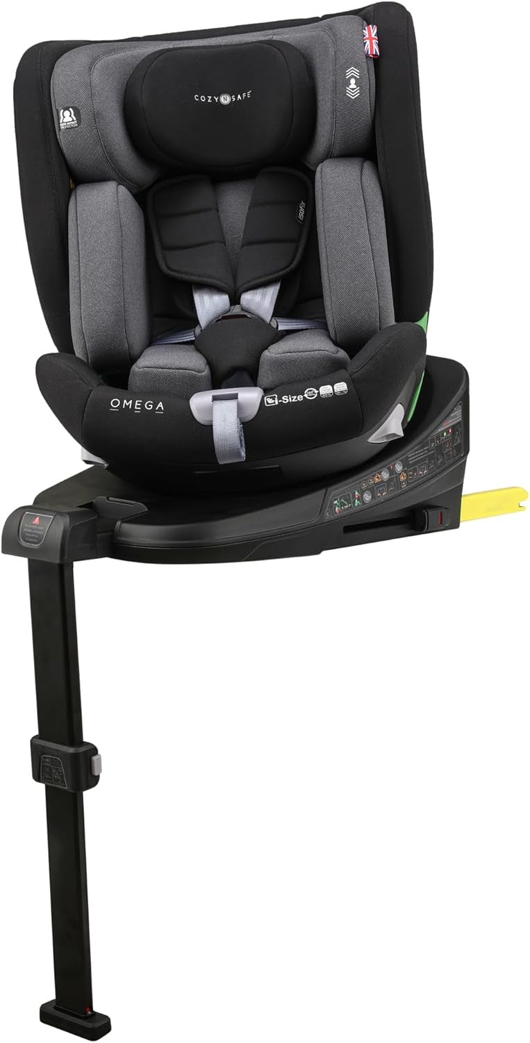i-Size 360° Rotating Child Car Seat ISOFIX High Back Booster 40–150cm