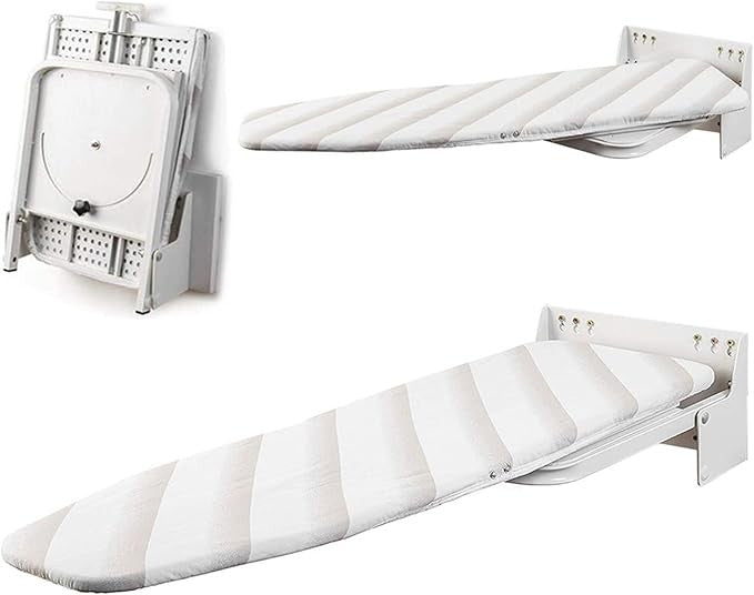 Wall Mounted Ironing Board Fold Away Rotatable Space Saving Design