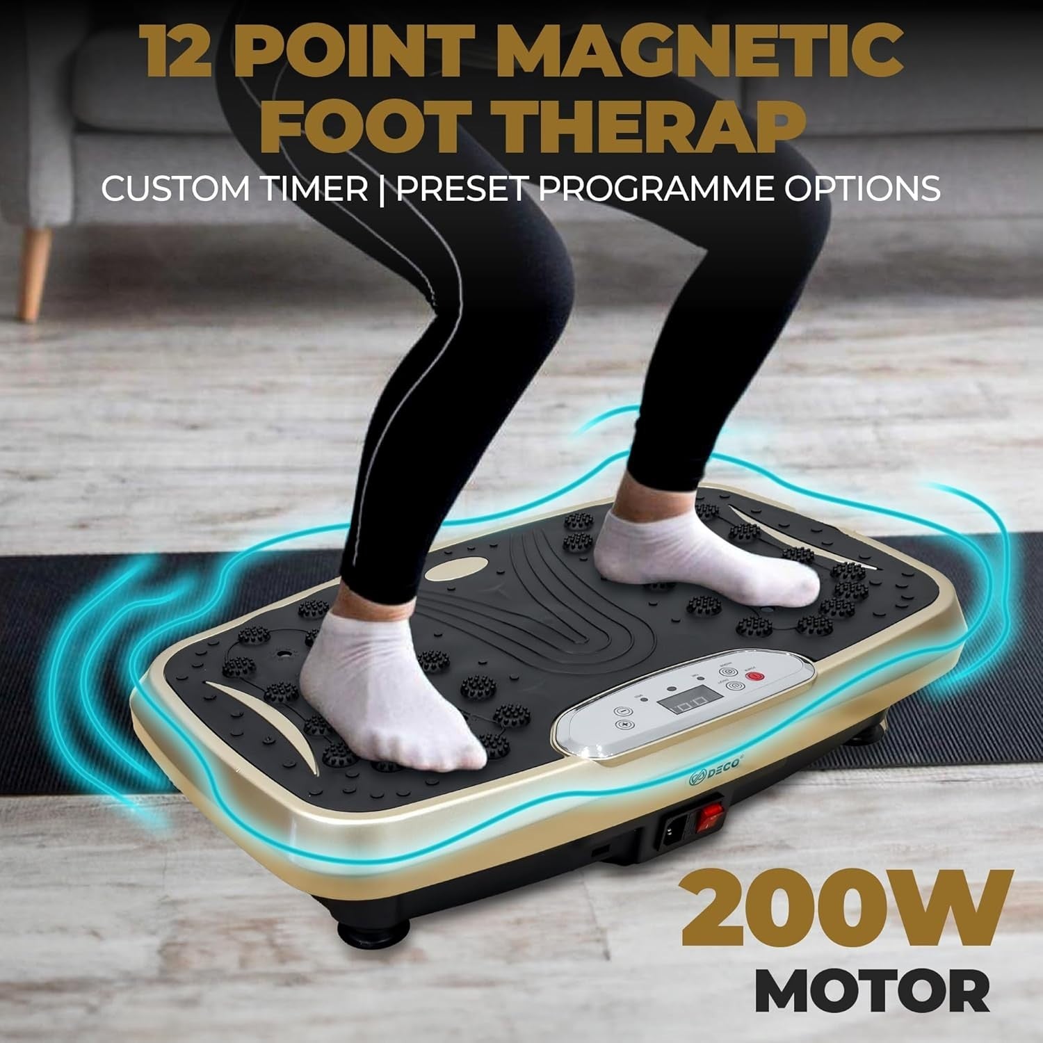 Vibration Plate Exercise Machine 120 Speeds Body Toning Weight Loss