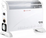 2000W Portable Oil-Free Convector Heater | Adjustable Thermostat & Timer