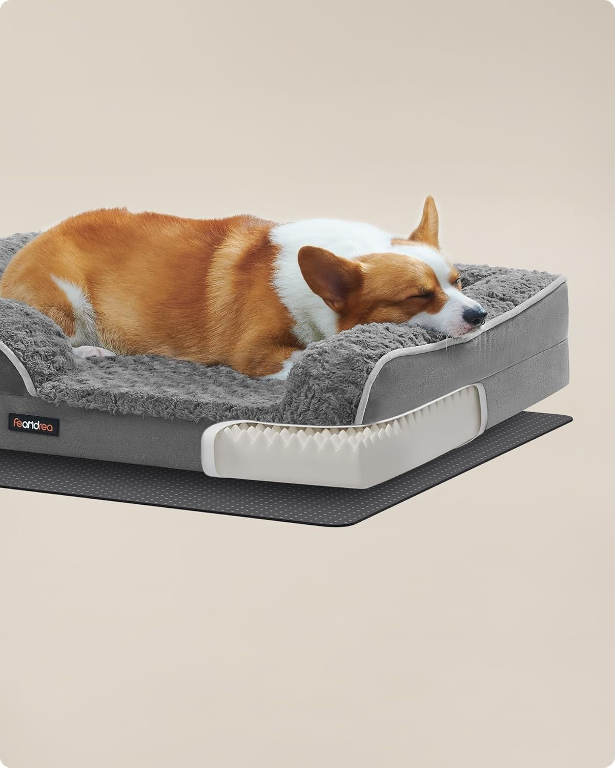 Large Orthopedic Dog Sofa Bed 91x68cm Memory Foam Slate