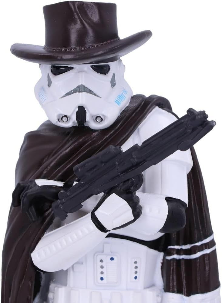 Cowboy Trooper Figurine 18cm Resin Western Style Collectible Home Decor Gift