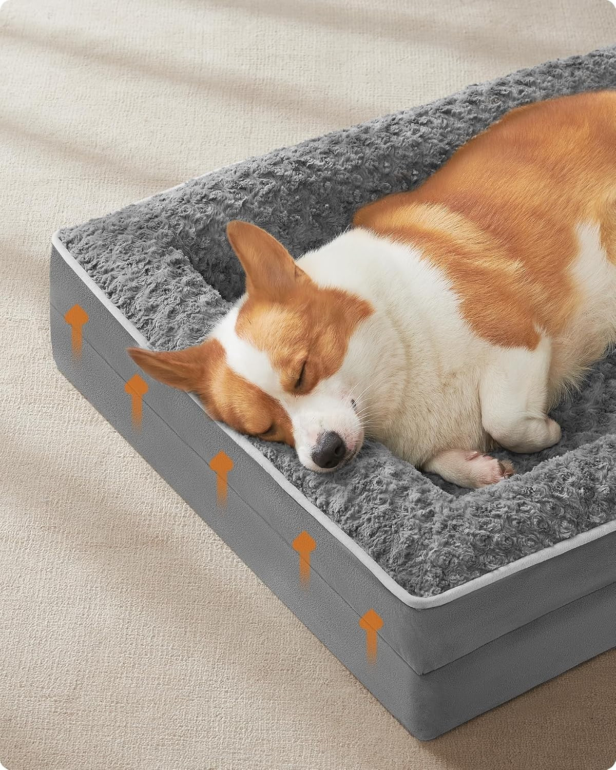 Large Orthopedic Dog Sofa Bed 91x68cm Memory Foam Slate