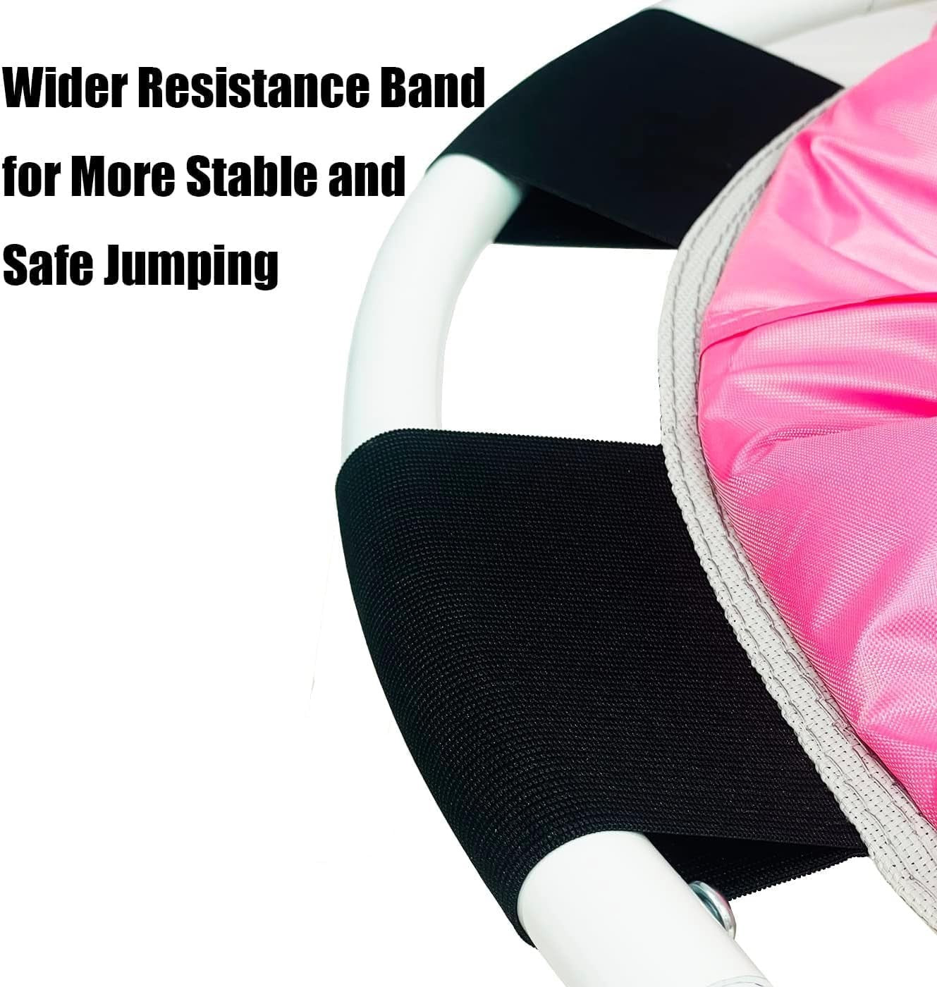 Mini Trampoline for Kids Toddler Indoor Bounce Toy Safety Handle 65cm