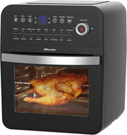 12L Air Fryer Oven Rotisserie Grill | 16 Presets | Healthy Oil-Free Cooking Blac