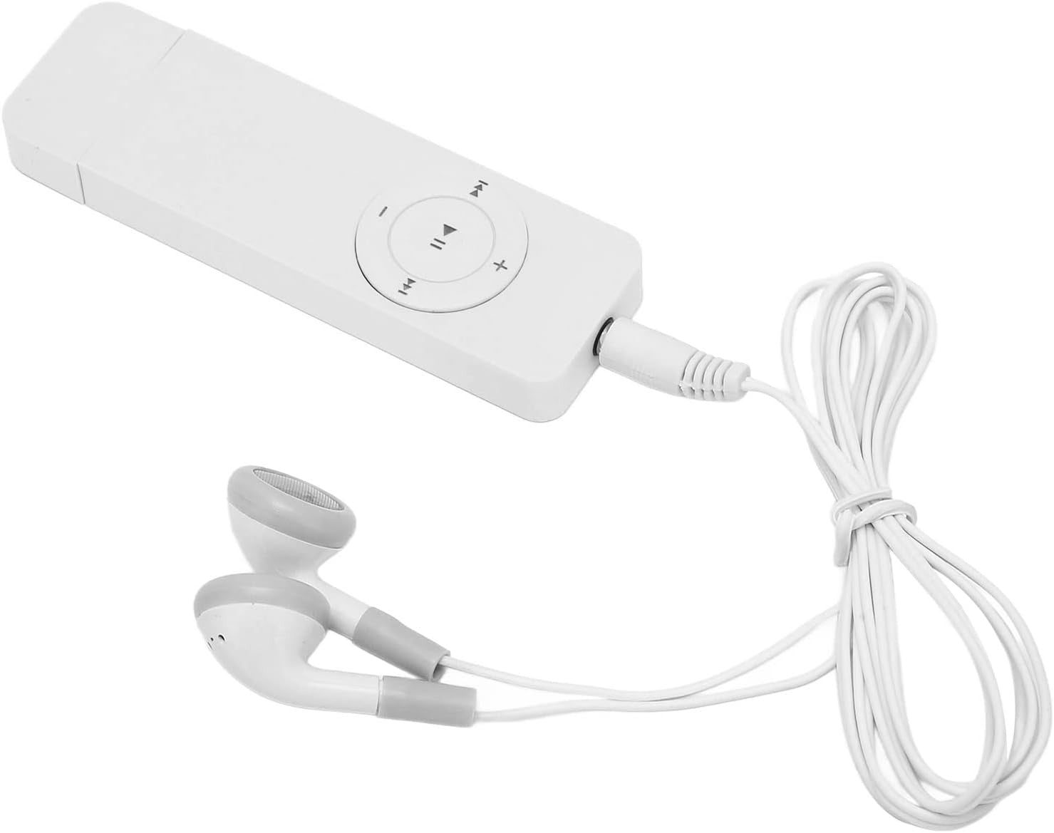 USB MP3 Player Lossless Sound Student Kids TF 64GB White