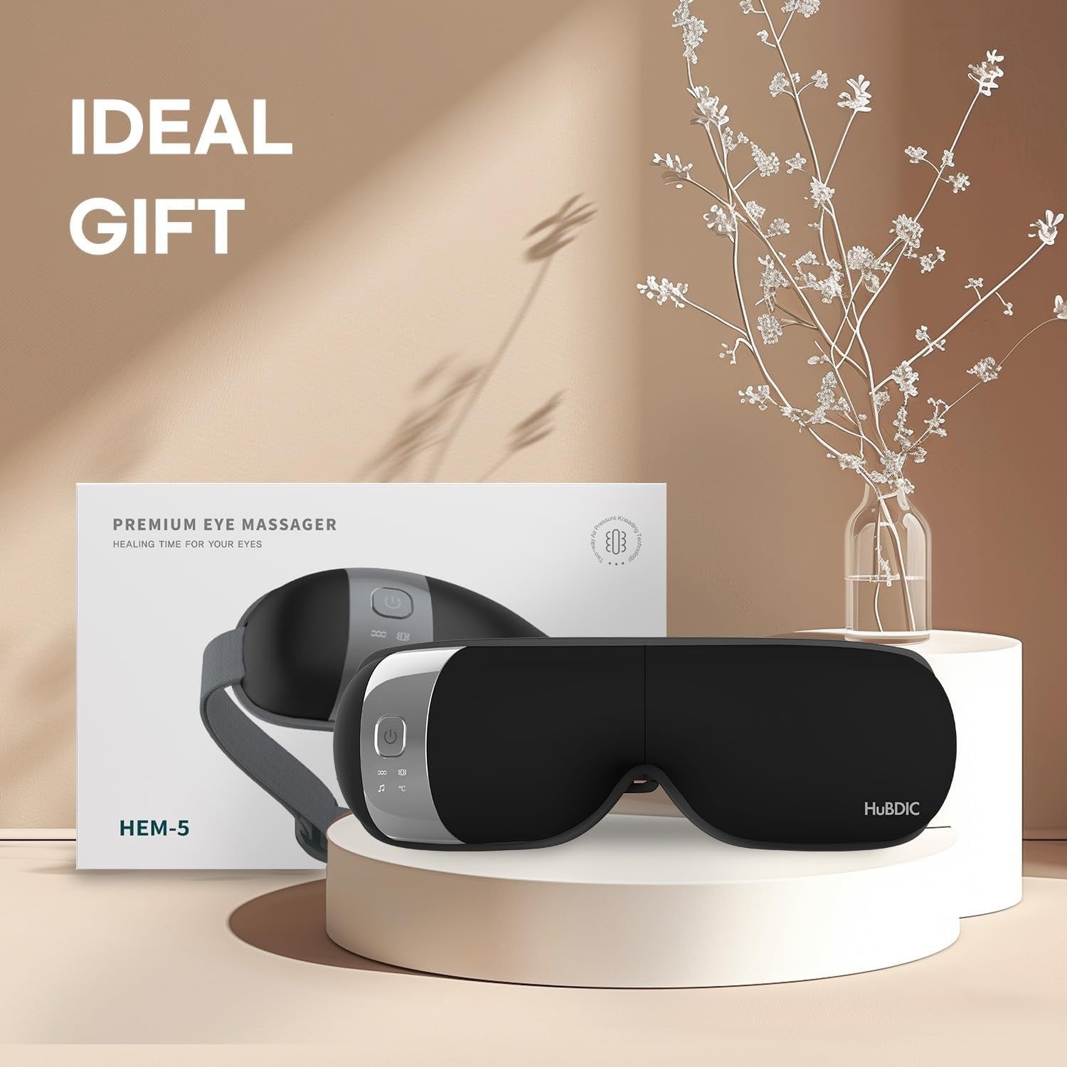 Heated Eye Massager Bluetooth Air Pressure Sleep & Dry Eye Relief